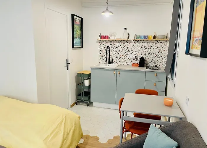 Appartement Retro Marais- Center Parijs